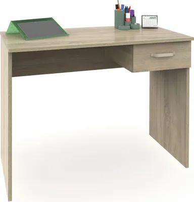 Obrázek produktu pro Praktický stůl Briebe, počítačový stůl, herní stůl 75x90x50cm, 1 zásuvka, dřevěný pracovní stůl