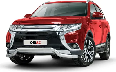 Zdjęcie produktu dla Osłona przedniego zderzaka do Mitsubishi Outlander 2015-2021 ABE srebrna