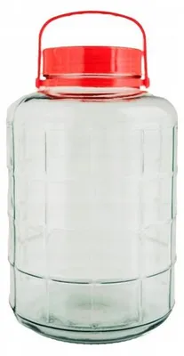 Zdjęcie produktu dla Słój 16L z plastikową pokrywą i rączką