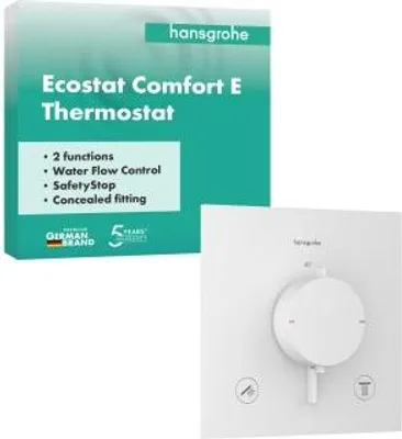 Obrázok produktu pre Hansgrohe Ecostat Comfort E termostatický podomietkový model pre 2 spotrebiče, 33711700