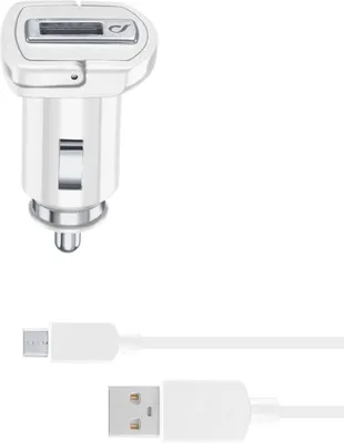Produktbild von Cellularline USB Car Charger Kit 2A - Micro USB - Huawei, Xiaomi, Wiko, Asus and other smartphone