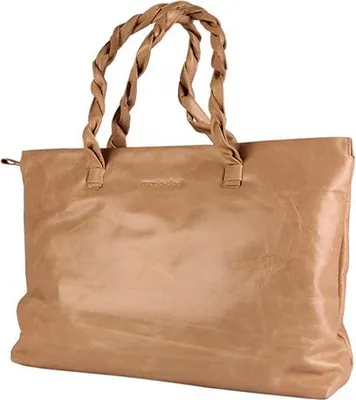 Produktbild von Handtasche Melanie beige echt Leder