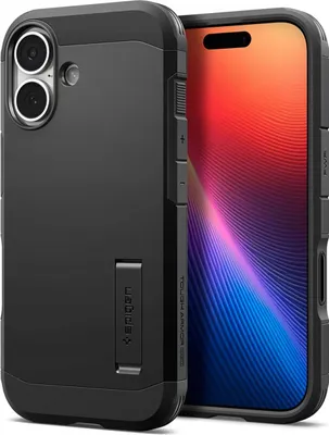 Produktbild von Spigen Tough Armor T (MagFit), Cover, Apple, iPhone 17, 16 cm (6.3"), Schwarz