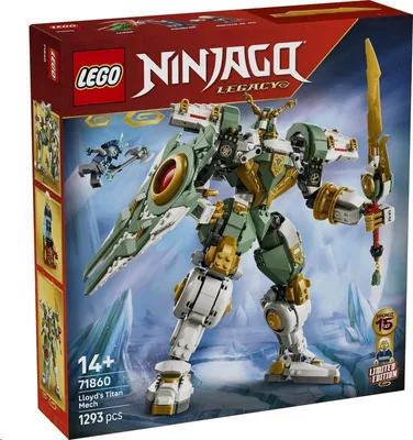 Obrázok produktu pre LEGO NINJAGO Lloydov titanský robot: 15 rokov, Stavebnica, 14 rok / roky, Plast, 1293 kusov, 1,6 kg