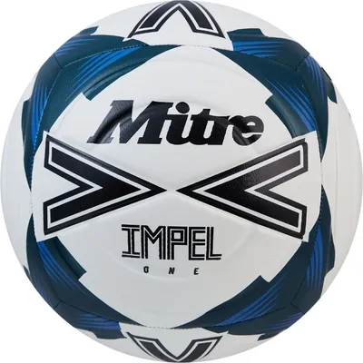 Produktbild von Mitre Fußball Trainingsball Impel One Größe 3 weiß schwarz teal langlebig