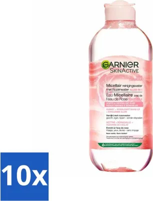 Immagine prodotto di Garnier - SkinActive - Acqua micellare detergente - Acqua di rose - Pelle luminosa - 400 ml - Value pack - 10 pezzi