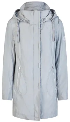 Produktbild von Barbara Lebek Damen Jacke mit Kapuze leichte Sommerjacke Outdoor blau