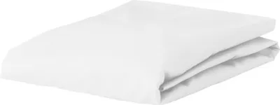 Produktbild von Essenza Satin fitted sheet 30 cm Höhe  Farbe White Größe 140x200