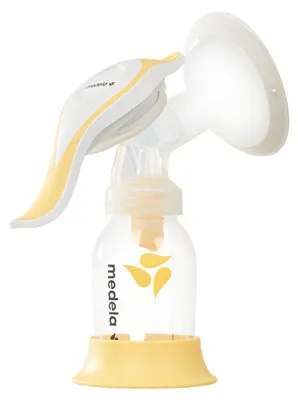 Imagen del producto de Medela Harmony, manual, color melocotón, blanco
