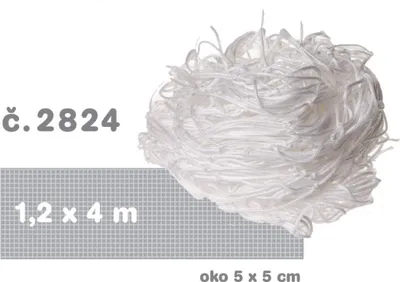 Obrázek produktu pro Bílá síť 4x1, 2 m, oko 5x5 cm