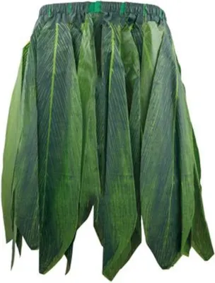Produktbild von Hawaiirock für Damen mit Blättern 67 cm - Einheitsgröße