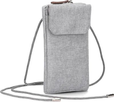 Produktbild von ZWEI Tasche Handytasche Crossovertasche Damentasche klein hellgrau