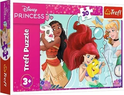 Image de TREFL PUZZLE 30 Belle et courageuse /Disney Princesse 18323
