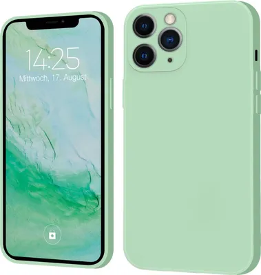 Produktbild von Hülle für iPhone 11 Pro Case Cover Bumper Silikon Softgrip Schutzhülle Farbe: Türkis
