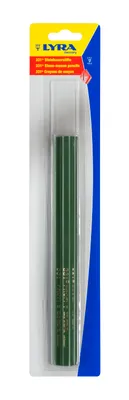 Produktbild von Lyra Steinhauerbleistift, 3 Stück, Länge 24 cm, Bleistift für Stein und Beton