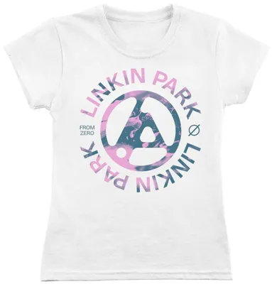 Produktbild von Linkin Park T-Shirt Damen From Zero Spill weiß Band-Merch, Bands 100% Baumwolle L