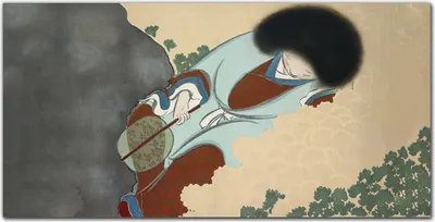 Produktbild von Coloray Bild aus Leinwand 140x70 Leinwand Dekoration - traditioneller Kimono