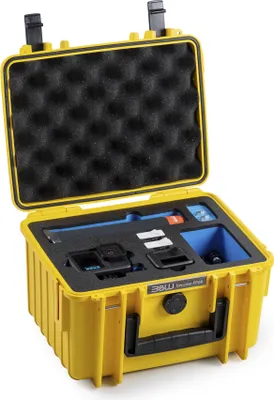 Zdjęcie produktu dla B&W Cases PP.66.GoPro13, Twarde etui, Żółty, Polipropylen (PP), Pianka, Monochromatyczny, 6,6 l
