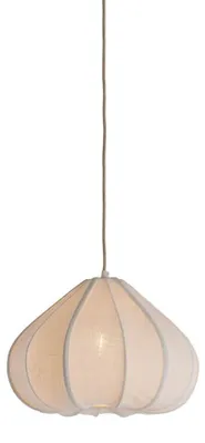 Immagine prodotto di Lampada a sospensione - bianco - Zubeda - tessile - Ø 38cm - E27 - 2978743 - Light & Living