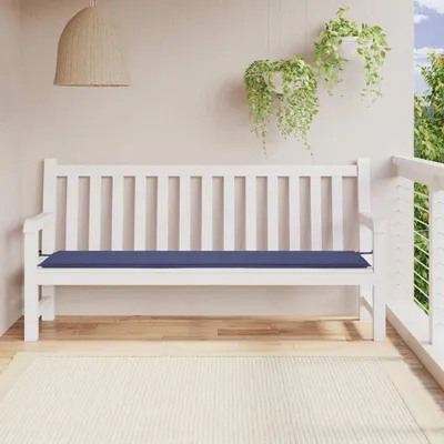Produktbild von vidaXL Gartenbank-Auflage Marineblau 200x50x4 cm Oxford-Gewebe