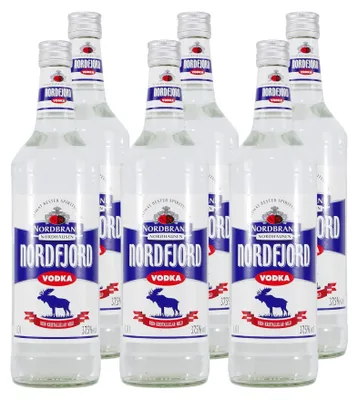 Produktbild von Nordbrand Nordfjord Vodka (6 x 1,0L)