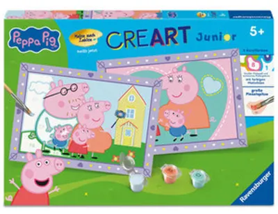 Produktbild von CreArt, Malen nach Zahlen Junior Peppa Wutz - Peppa's Familie