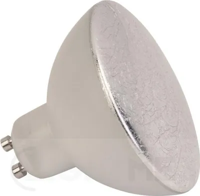 Produktbild von LightMe LED Kopfspiegellampe Reflektor RM70 Blattsilber 5W = 35W GU10 400lm Click CCT 2700 - 4000K mit Schalter