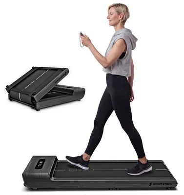 Produktbild von Sportstech WoodPad_Pro_GWD klappbar, 8 km/h, leise, App, bis 120 kg