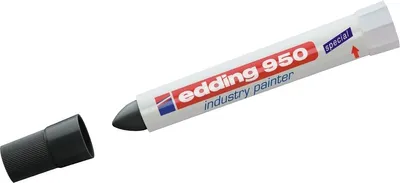 Zdjęcie produktu dla Edding 950 czarny marker permanentny 1 mm (10 sztuk)