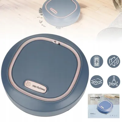 Obrázok produktu pre Robotický vysávač 3 v 1 – kefa, vysáva a umýva podlahy až 60 minút, batéria 1200 mAh