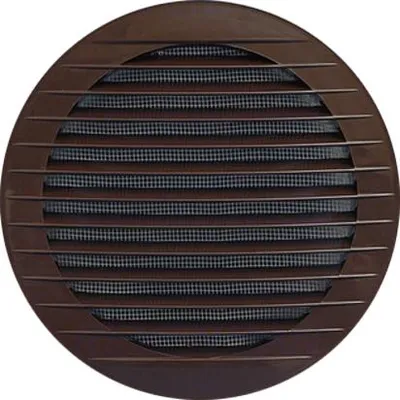 Produktbild von Rundes Gitter mit Maschenweite 100 mm, braun - WD-007-0312