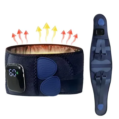 Produktbild von Lendenmassagegerät, kabelloses Massagegerät mit 3 Massageprogrammen und 5 Wärmestufen, mit automatischer, 115 x 23 cm