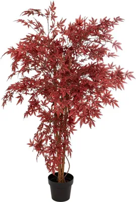 Obrázek produktu pro Umělý javor „Autumn James“ v černém květináči, výška 150 cm – Atmosphera créateur d'intérieur