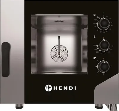 Zdjęcie produktu dla Parowar konwekcyjny CONTROL 5x GN 1/1, HENDI, GN 1/1, 400V/7800W, 730x855x(H)700mm