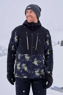 Productafbeelding van Mountain Warehouse - "Infinite Extreme" waterdichte ski-jas voor heren, model MW2287 (maat XS) (khaki groen)
