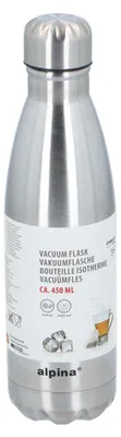 Produktbild von Edco Thermosflasche Edelstahl - Isolierende Trinkflasche 500 ml silber - nachhaltig