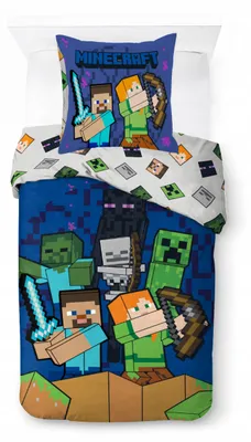 Produktbild von Minecraft Last Block Standing Echoes of Hardcare Bettwäsche 140×200