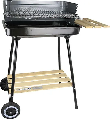 Image de Chariot à charbon de bois Master Grill MG905 Gril 58 x 38 x 83 cm sur roulettes