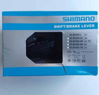 Obrázok produktu pre SHIMANO EF505, páka radenia/brzdy, čierna, ESTEF505LBL