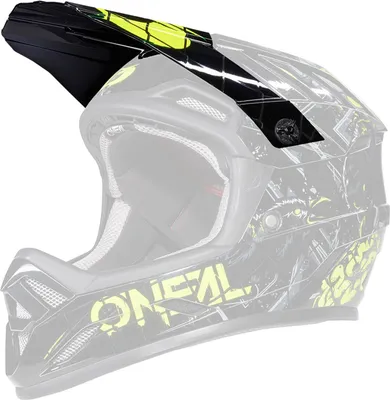 Produktbild von Visor BACKFLIP Helmet ZOMBIE V.21 Schwarz/Neon Yellow One Size