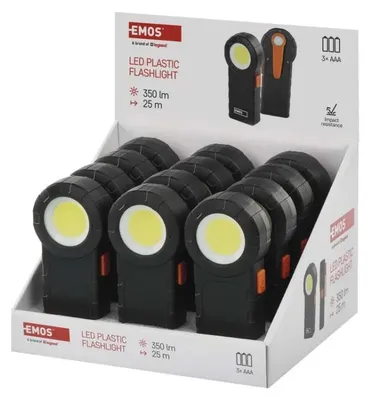Productafbeelding van CB Elektro COB LED-lamp, kunststof, 3x AAA-batterijen