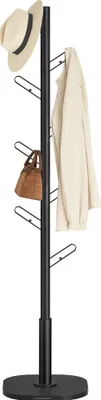 Produktbild von Garderobe in Baum-Form, Kleiderständer, mit 8 Haken, 175,3 cm hoch