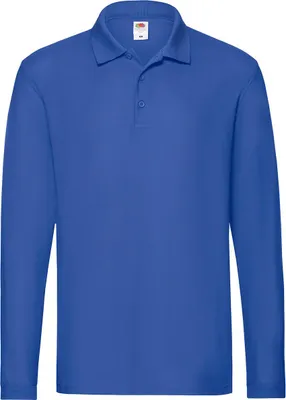 Produktbild von Fruit of the Loom 63-310-0 | Herren Premium Long Sleeve Poloshirt - Farbe: Forest Green - Größe: XL