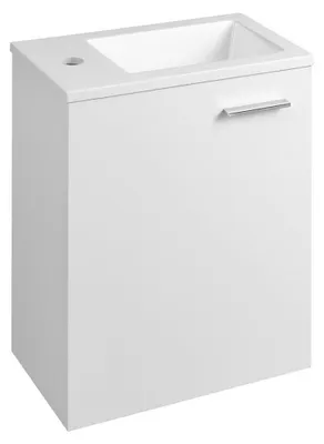 Image de Meuble sous-vasque ZOJA avec lavabo 40 x 22 cm, blanc