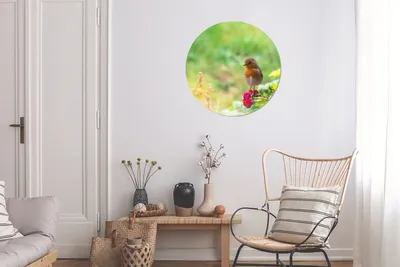 Produktbild von MuchoWow® - Wand Kreis - Wand Bild - Foto Tapete - Selbstklebende - Wohnzimmerdekoration - Wand Dekoration - Kinderzimmer