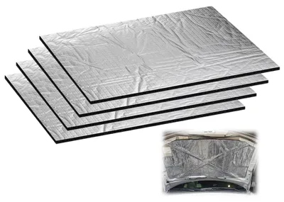 4er-Pack Auto-Isoliermatten 250×180×5 mm Schalldämmung