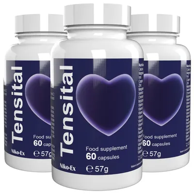 Produktbild von Tensital (blue)- 180 Kapseln (3x 60 Kapseln), 3er Pack
