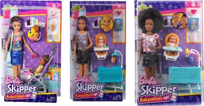 Zdjęcie produktu dla Barbie Skipper Babysitters Inc. FHY97, 3 lat(a), Dziewczyna, 202 mm, 600 g, Wielobarwny