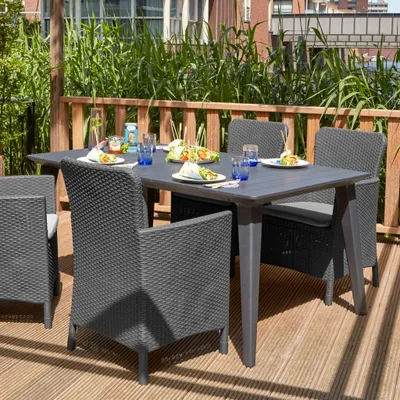 Produktbild von Keter Gartensessel Miami Graphitgrau 216835