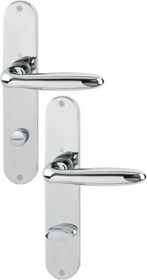 Produktbild von HOPPE Langschild-Garnitur Verona Messing verchromt M151/302 - 6492581